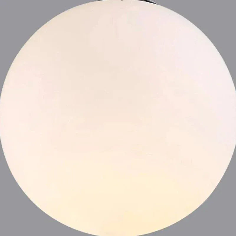 ECLAIRAGE SUSPENSION Suspension haut plafond boule de verre opaline