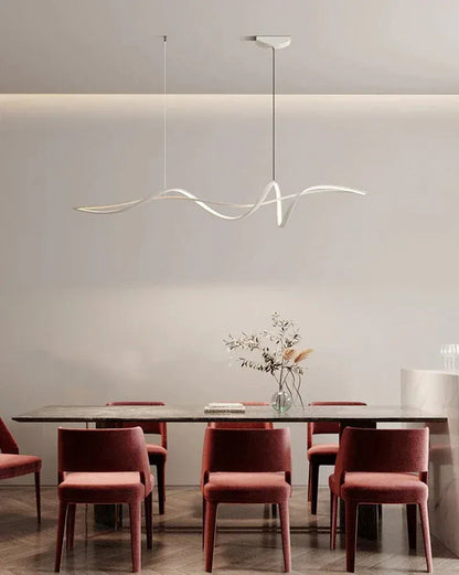 Eclairage suspension Suspension LED minimaliste design spirale