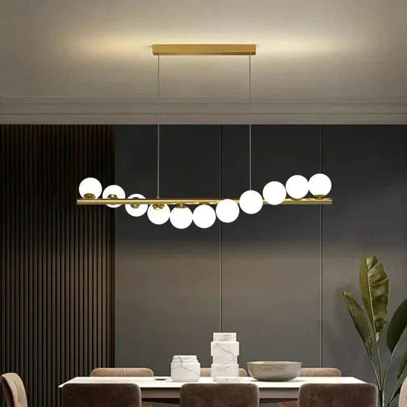 Eclairage suspension Suspension led torsade