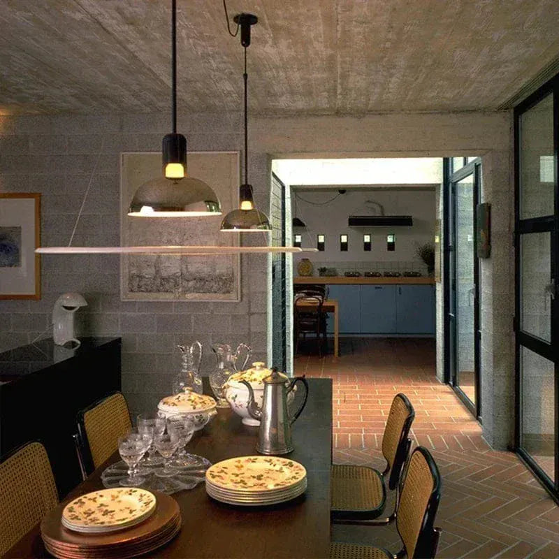 ECLAIRAGE SUSPENSION Suspension luminaire plate design italien