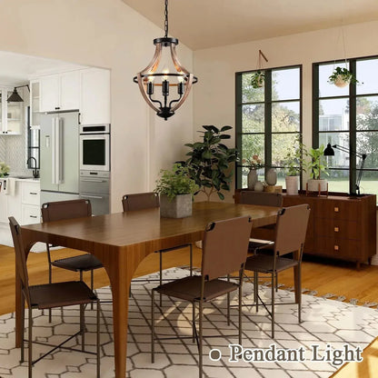 ECLAIRAGE SUSPENSION Suspension luminaire rustique