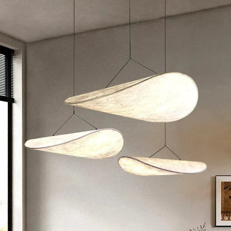 Eclairage suspension Suspension moderne en tissu design Japandi