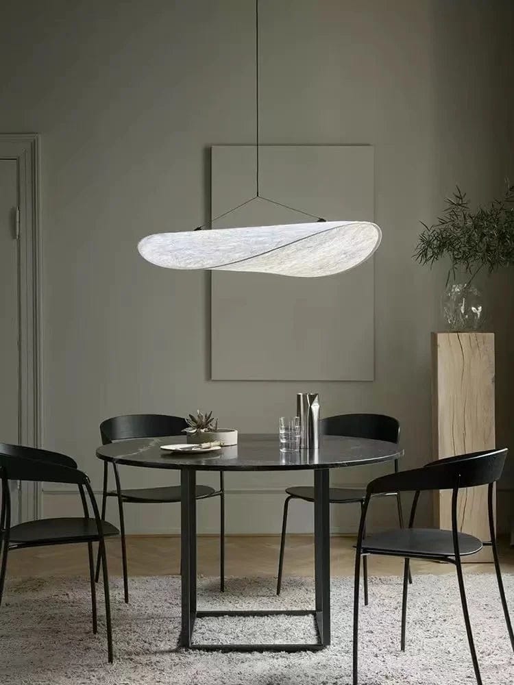 Eclairage suspension Suspension moderne en tissu design Japandi