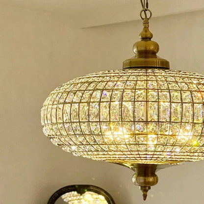 Eclairage suspension Suspension orientale en cristal