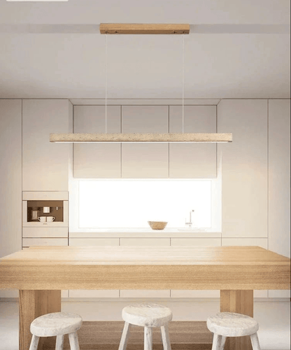 ECLAIRAGE SUSPENSION Suspension pierre de travertin système led