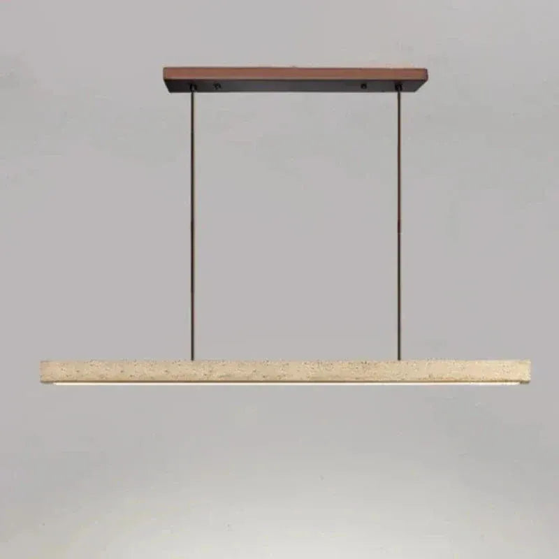 ECLAIRAGE SUSPENSION Suspension pierre de travertin système led