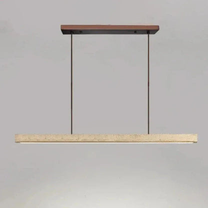 ECLAIRAGE SUSPENSION Suspension pierre de travertin système led