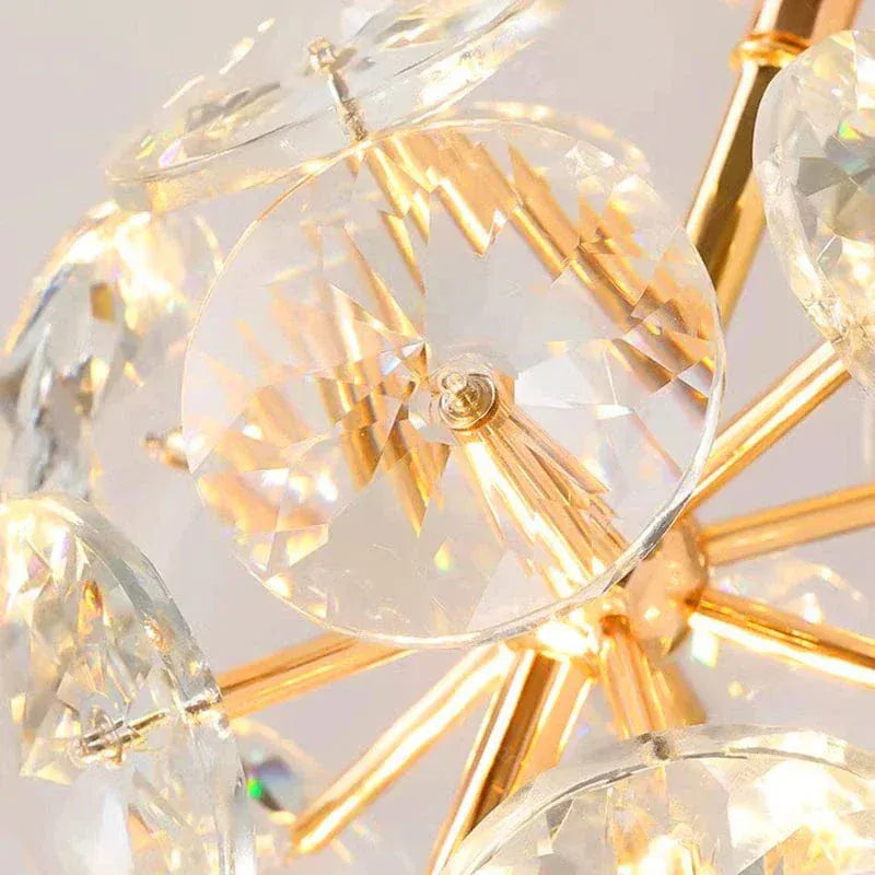 Eclairage suspension Suspension plafond haut cristal stars