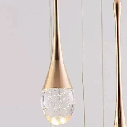 Eclairage suspension Suspension plafond haut goutte d'eau