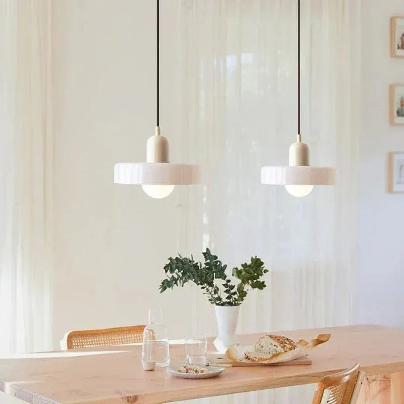 Eclairage suspension Suspension scandinave vintage en verre