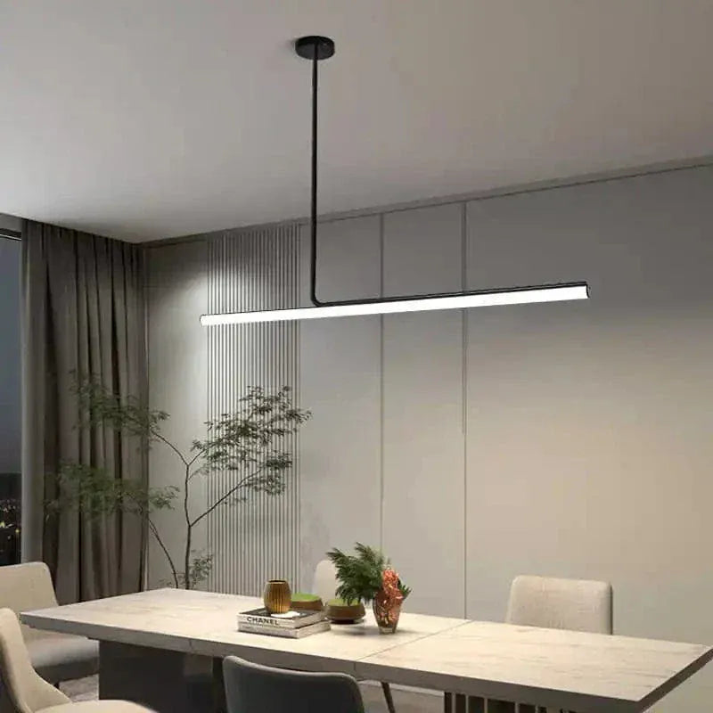Eclairage suspension Suspension tube led design minimaliste