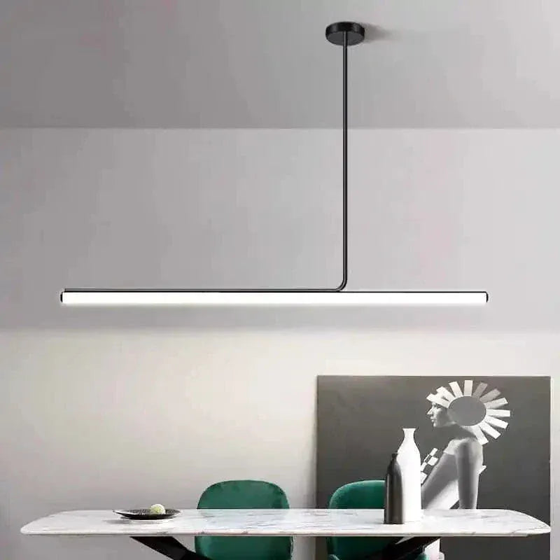 Eclairage suspension Suspension tube led design minimaliste