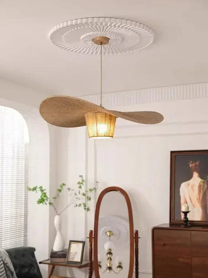 ECLAIRAGE SUSPENSION Suspesion en corde de chanvre