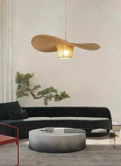 ECLAIRAGE SUSPENSION Suspesion en corde de chanvre